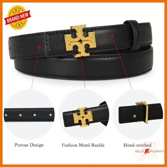 Luxury PU Leather Belt for Women - Dress & Jeans - Classic Metal Buckle main image 4